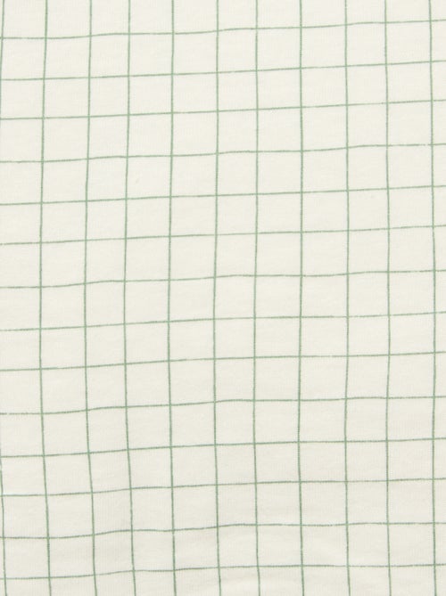 Manta estampada con interior de tejido polar - Kiabi