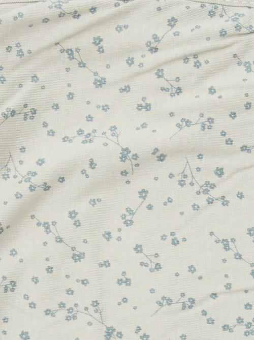 Manta estampada con interior de tejido polar - Kiabi