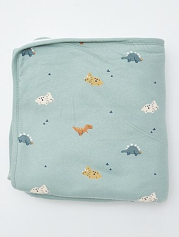 Manta estampada de punto de algodón