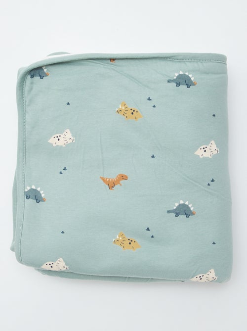 Manta estampada de punto de algodón - Kiabi