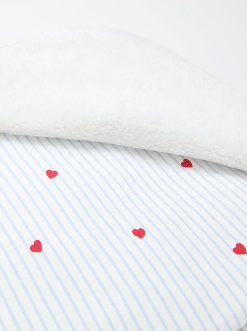 Manta estampada de punto de algodón - Kiabi