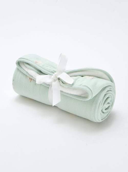 Manta estampada de punto de algodón - Kiabi