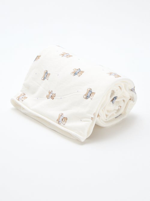 Manta estampada de punto de algodón - Kiabi
