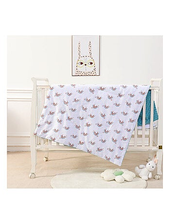Manta infantil 75 x 100 en algodón OEKO-TEX y Minky | SUPERBE BEBE