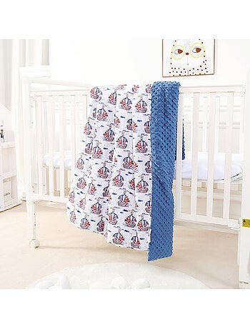 Manta infantil de algodón Oeko-tex y Minky | SUPERBE BEBE