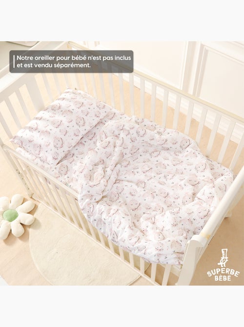 Manta infantil de algodón Oeko-tex y Minky | SUPERBE BEBE - Kiabi