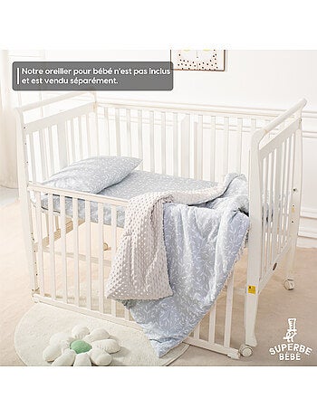 Manta infantil de algodón Oeko-tex y Minky | SUPERBE BEBE
