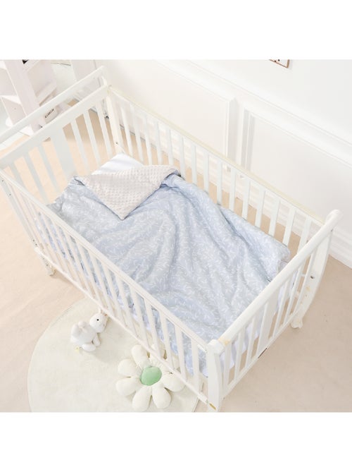 Manta infantil de algodón Oeko-tex y Minky | SUPERBE BEBE - Kiabi Manta infantil de algodón Oeko-tex y Minky | SUPERBE BEBE - Kiabi