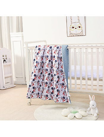 Manta infantil de algodón Oeko-tex y Minky | SUPERBE BEBE