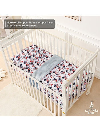 Manta infantil de algodón Oeko-tex y Minky | SUPERBE BEBE