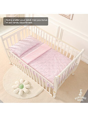 Manta infantil de algodón Oeko-tex y Minky | SUPERBE BEBE