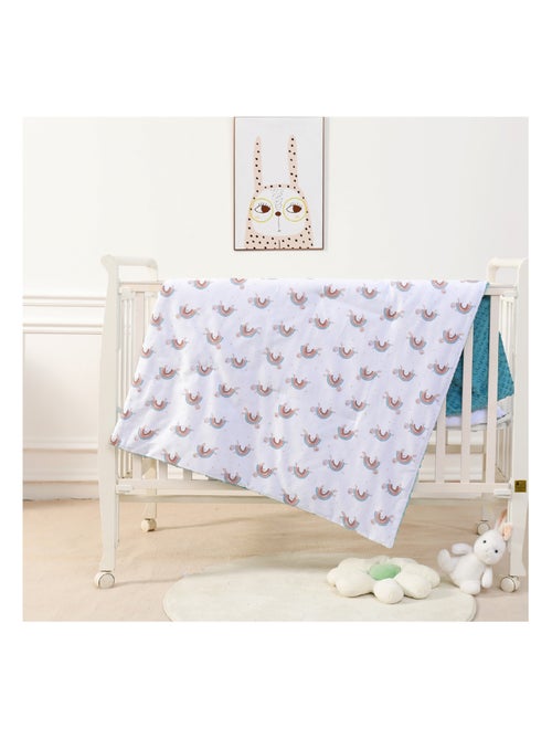 Manta infantil de algodón Oeko-tex y Minky | SUPERBE BEBE - Kiabi Manta infantil de algodón Oeko-tex y Minky | SUPERBE BEBE - Kiabi