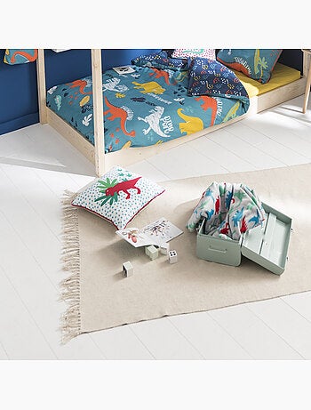 Manta infantil gris de poliéster de 130x150 cm