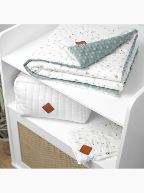 Manta infantil reversible de minky | sevira kids - Kiabi