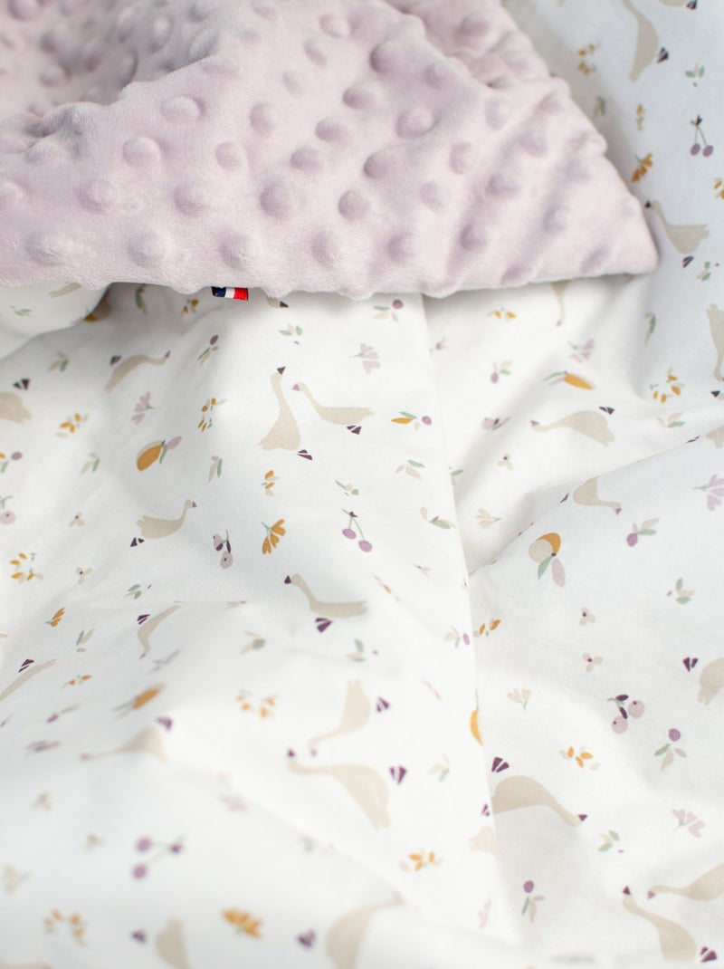 Manta infantil reversible de minky | SEVIRA KIDS Violeta - Kiabi