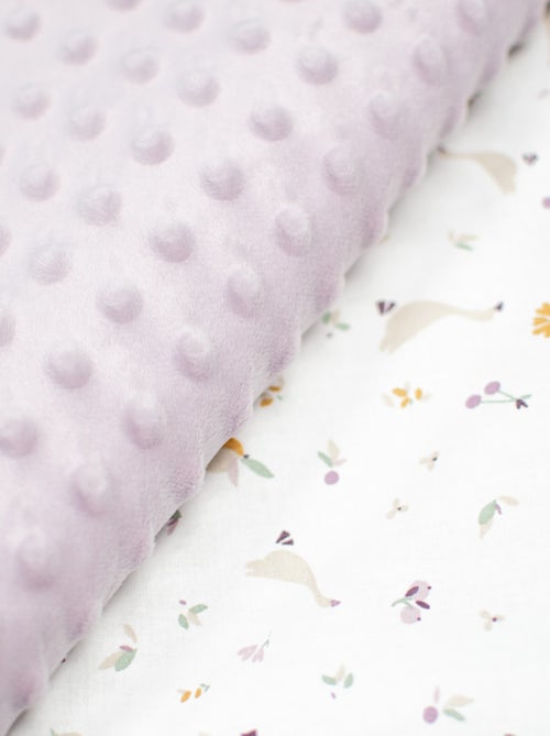 Manta infantil reversible de minky | SEVIRA KIDS - Kiabi