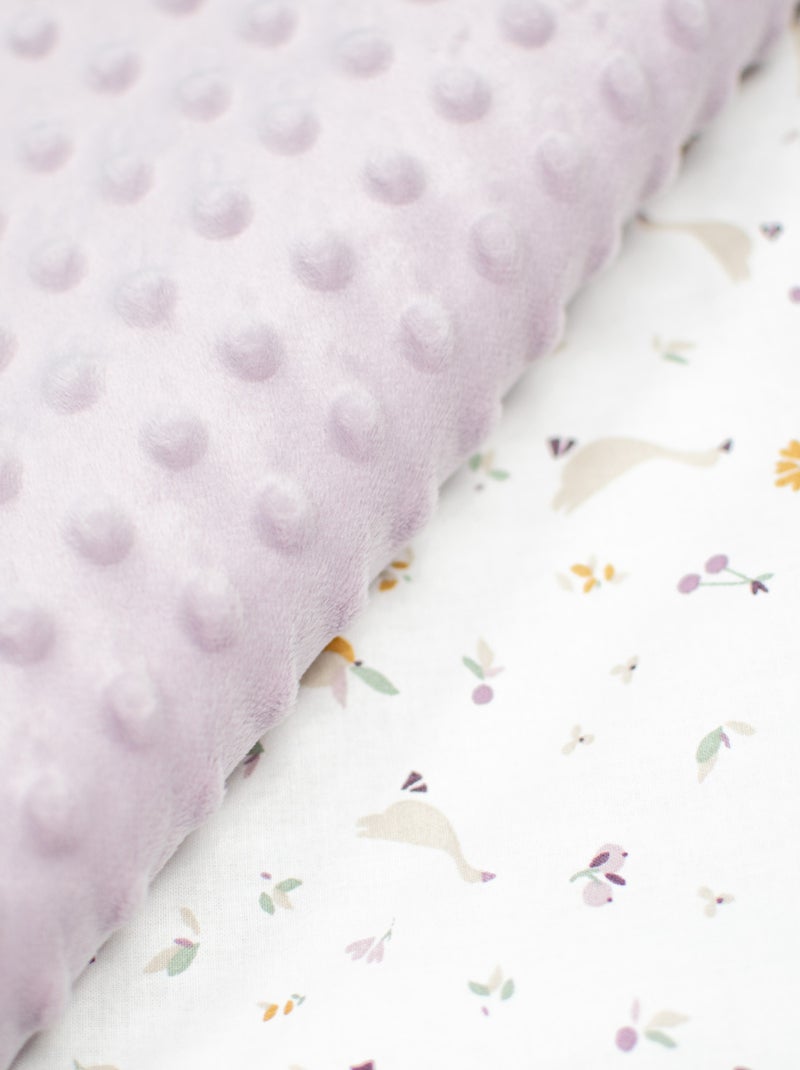 Manta infantil reversible de minky | SEVIRA KIDS Violeta - Kiabi