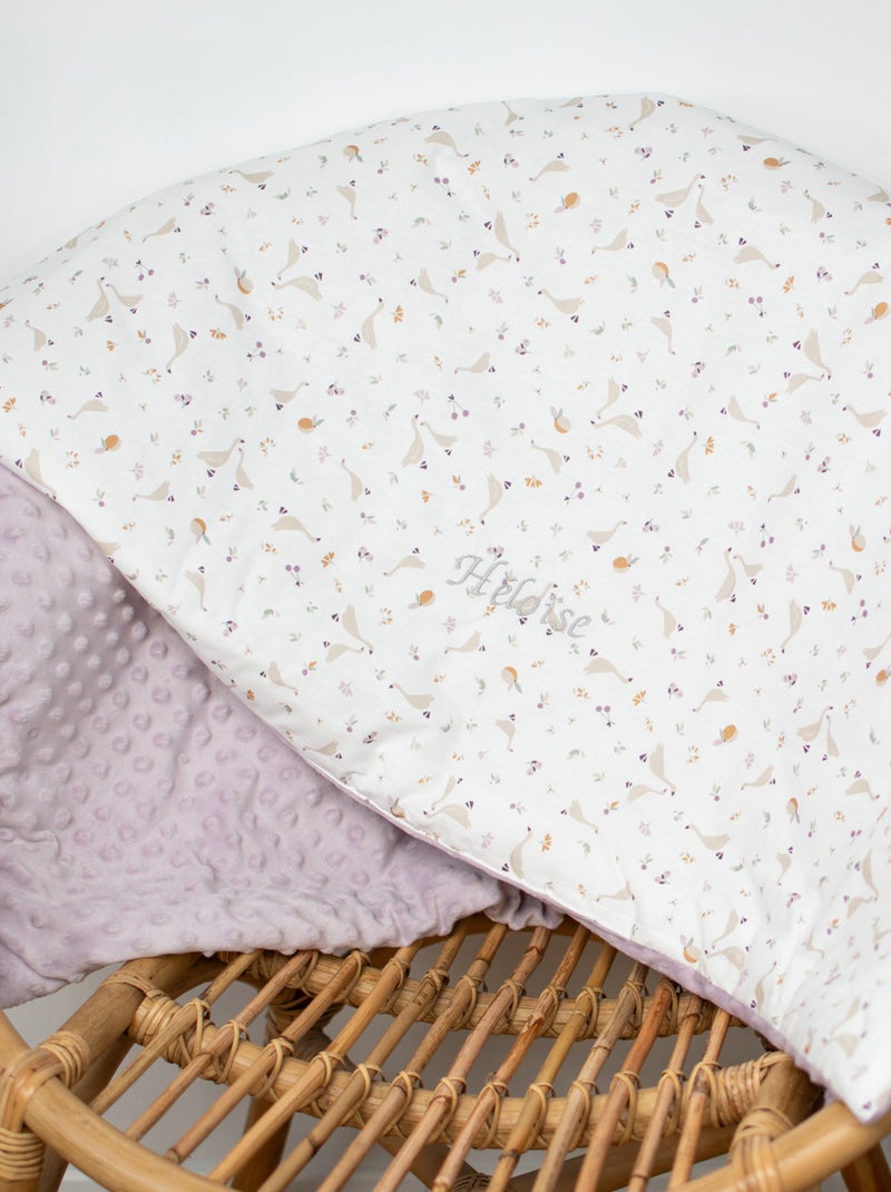 Manta infantil reversible de minky | SEVIRA KIDS Violeta - Kiabi
