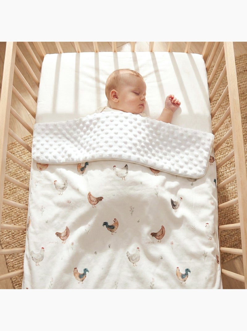 Manta ligera en minky | SEVIRA KIDS Crudo - Kiabi
