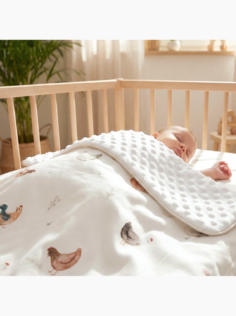 Manta ligera en minky | SEVIRA KIDS Crudo - Kiabi