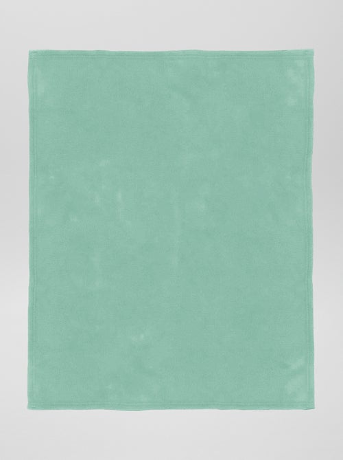 Manta lisa en tejido polar - Kiabi