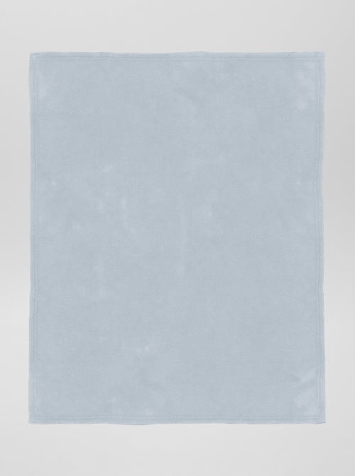 Manta lisa en tejido polar - Kiabi