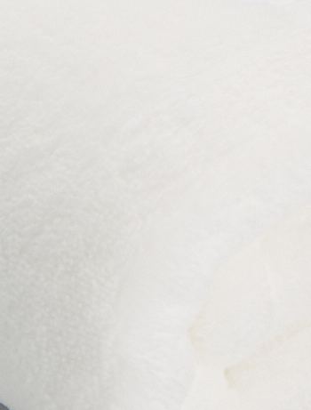 Negligencia médica Un pan Promesa Manta lisa en tejido polar Bebé niña - blanco nieve - Kiabi - 5,00€