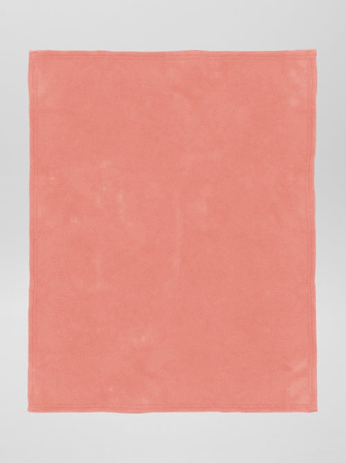 Manta lisa en tejido polar - Kiabi