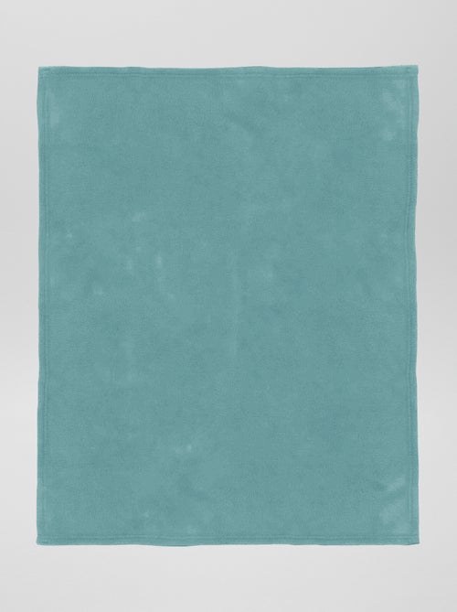 Manta lisa en tejido polar - Kiabi