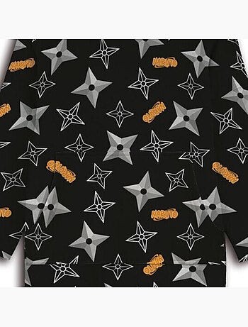 Manta Naruto Shippuden con mangas y capucha Talla única (S a L), SHURIKEN