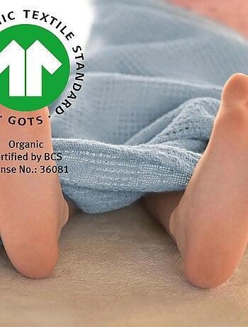 Manta para bebé con aspecto tejido en algodón orgánico - ROBA 'lil planet'