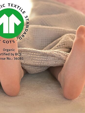 Manta para bebé con aspecto tejido en algodón orgánico - ROBA 'lil planet'