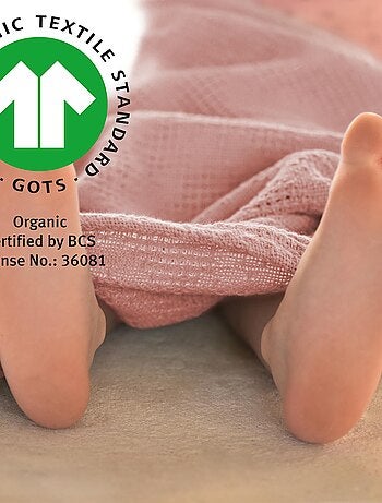 Manta para bebé con aspecto tejido en algodón orgánico - ROBA 'lil planet'