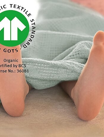 Manta para bebé con aspecto tejido en algodón orgánico - ROBA 'lil planet'