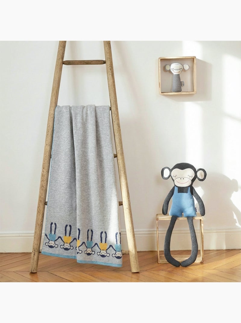 Manta para bebé de algodón orgánico gots | SEVIRA KIDS Gris - Kiabi
