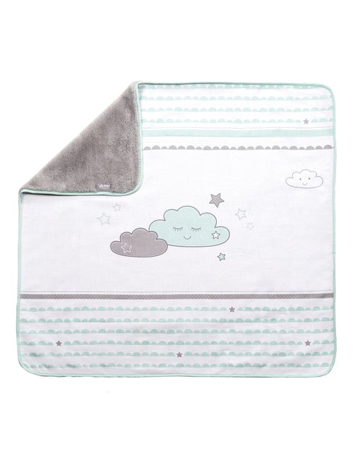 Manta para bebé doble cara polar suave y algodón 'Roba happy cloud' - Kiabi