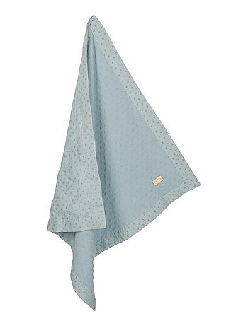 Manta para bebé en algodón orgánico con lunares en relieve 'Roba lil planet'