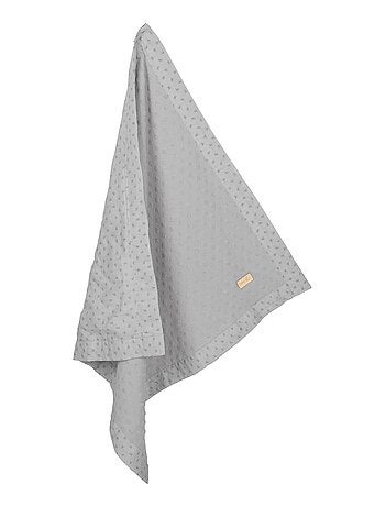 Manta para bebé en algodón orgánico con lunares en relieve 'Roba lil planet'