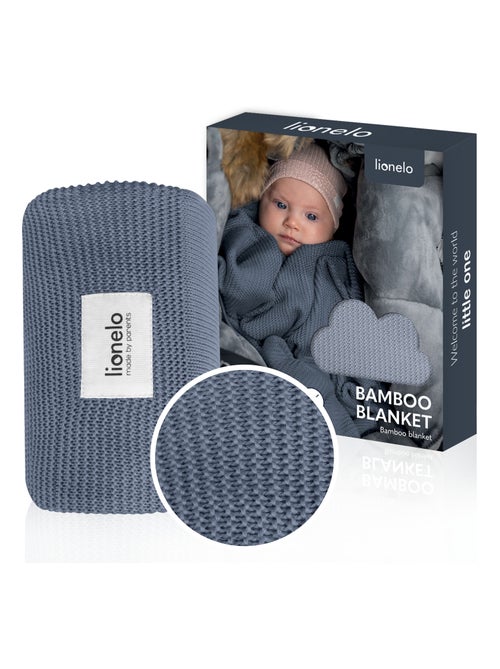 Manta para bebé LIONELO 100% algodón - Hipoalergénica - Antibacteriana - 100 × 75 cm - Kiabi