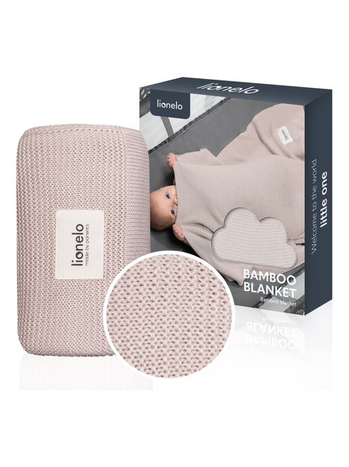 Manta para bebé LIONELO 100% algodón - Hipoalergénica - Antibacteriana - 100 × 75 cm - Kiabi