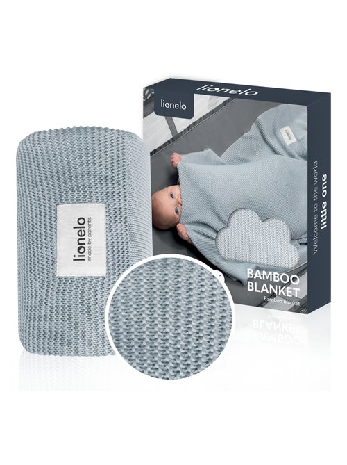 Manta para bebé LIONELO 100% algodón - Hipoalergénica - Antibacteriana - 100 × 75 cm - Kiabi