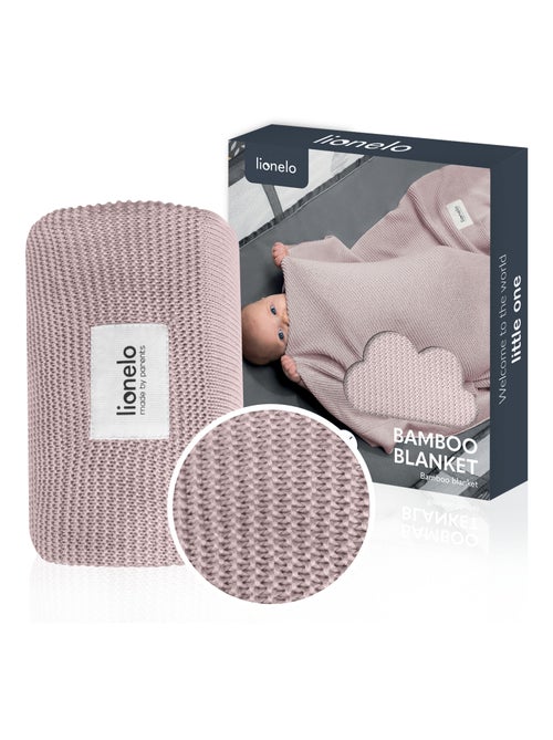 Manta para bebé LIONELO 100% algodón - Hipoalergénica - Antibacteriana - 100 × 75 cm - Kiabi