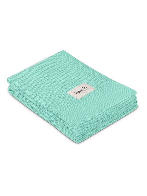 Manta para bebé LIONELO 100% algodón - Hipoalergénica - Antibacteriana - 100 × 75 cm - Kiabi
