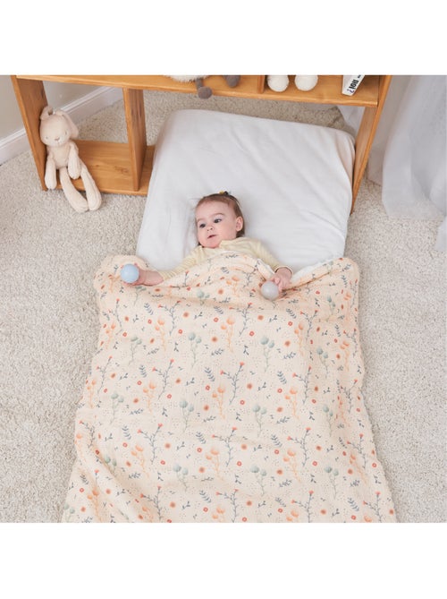 Manta para niños 100 x 135 cm de gasa de algodón Oeko-Tex y minky | SUPERBE BEBE - Kiabi Manta para niños 100 x 135 cm de gasa de algodón Oeko-Tex y minky | SUPERBE BEBE - Kiabi