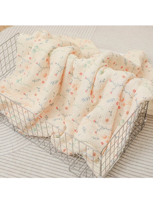 Manta para niños 100 x 135 cm de gasa de algodón Oeko-Tex y minky | SUPERBE BEBE - Kiabi Manta para niños 100 x 135 cm de gasa de algodón Oeko-Tex y minky | SUPERBE BEBE - Kiabi
