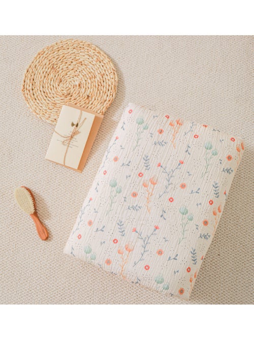 Manta para niños 75 x 100 cm de gasa de algodón Oeko-Tex y minky | SUPERBE BEBE - Kiabi Manta para niños 75 x 100 cm de gasa de algodón Oeko-Tex y minky | SUPERBE BEBE - Kiabi