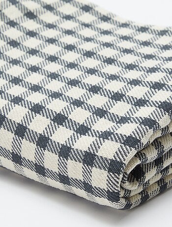Manta plaid fina de cuadros - Kiabi Home