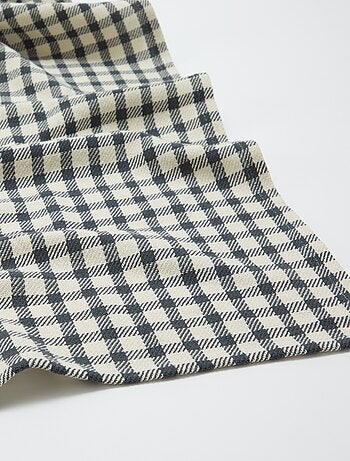 Manta plaid fina de cuadros - Kiabi Home