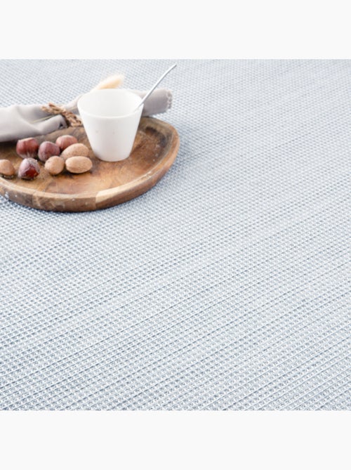 Manta Plaid, tejido texturizado de hilo tintado con relieve en nido de abeja, con flecos - Gamusi - Kiabi Manta Plaid, tejido texturizado de hilo tintado con relieve en nido de abeja, con flecos - Gamusi - Kiabi