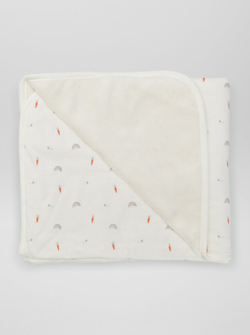 Manta polar BLANCO - Kiabi